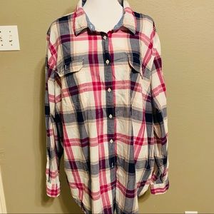 St. John’s Bay Plaid Top - Women’s Size 3X